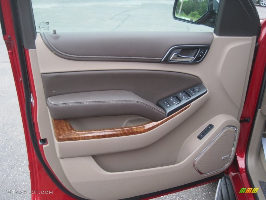 2015 Tahoe LTZ 4WD - Crystal Red Tintcoat / Cocoa/Dune photo #12