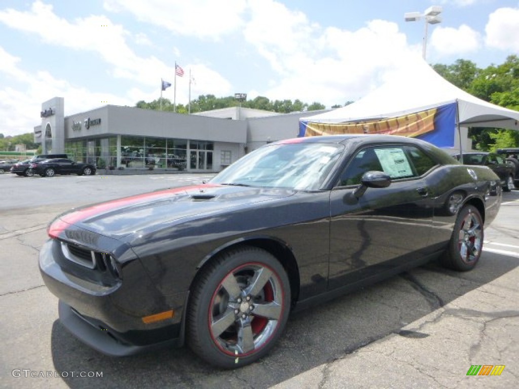 2014 Challenger Rallye Redline - Black / Dark Slate Gray photo #1