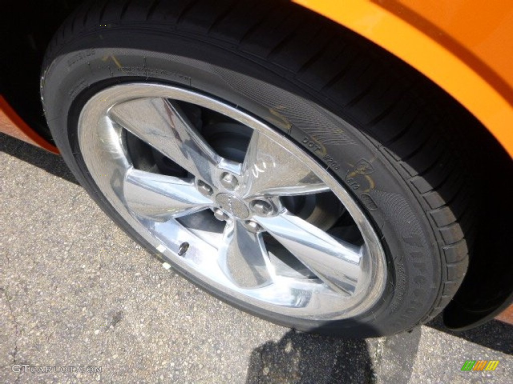 2014 Challenger R/T Classic - Header Orange / Dark Slate Gray photo #9