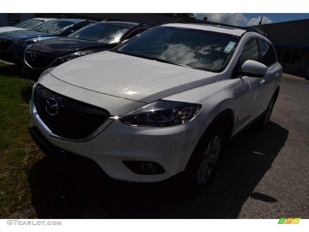 2014 CX-9 Touring - Crystal White Pearl / Sand photo #1