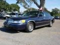 2001 Pearl Blue Metallic Lincoln Town Car Signature  photo #2