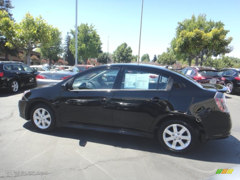 2011 Sentra 2.0 SR - Espresso Black / Charcoal photo #2