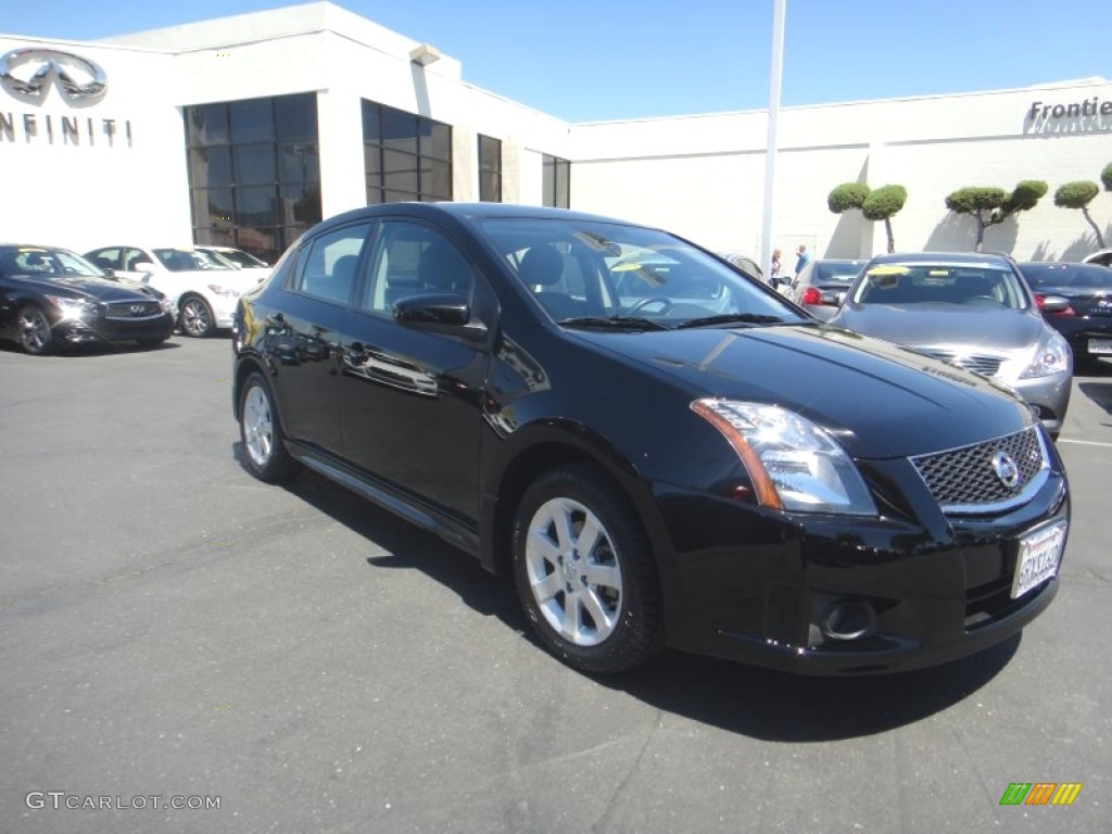 2011 Sentra 2.0 SR - Espresso Black / Charcoal photo #4