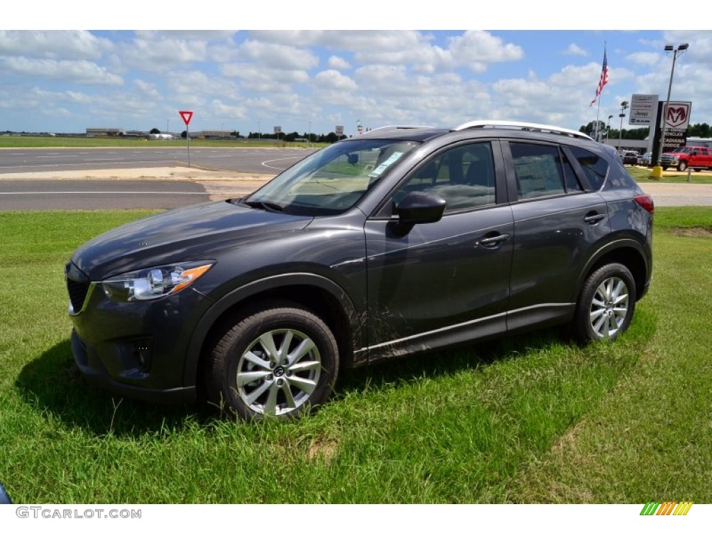 2015 CX-5 Touring - Meteor Gray Mica / Black photo #1