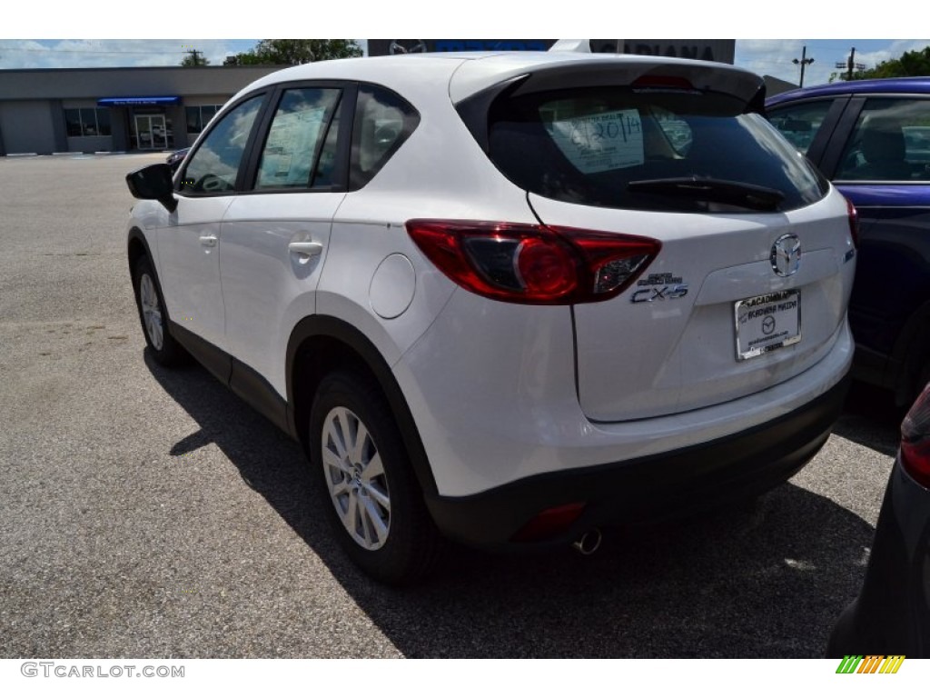 2015 CX-5 Sport - Crystal White Pearl Mica / Sand photo #2