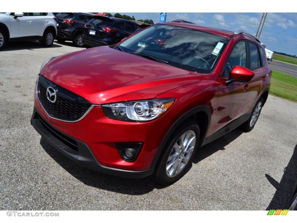 2015 CX-5 Grand Touring - Soul Red Metallic / Black photo #1