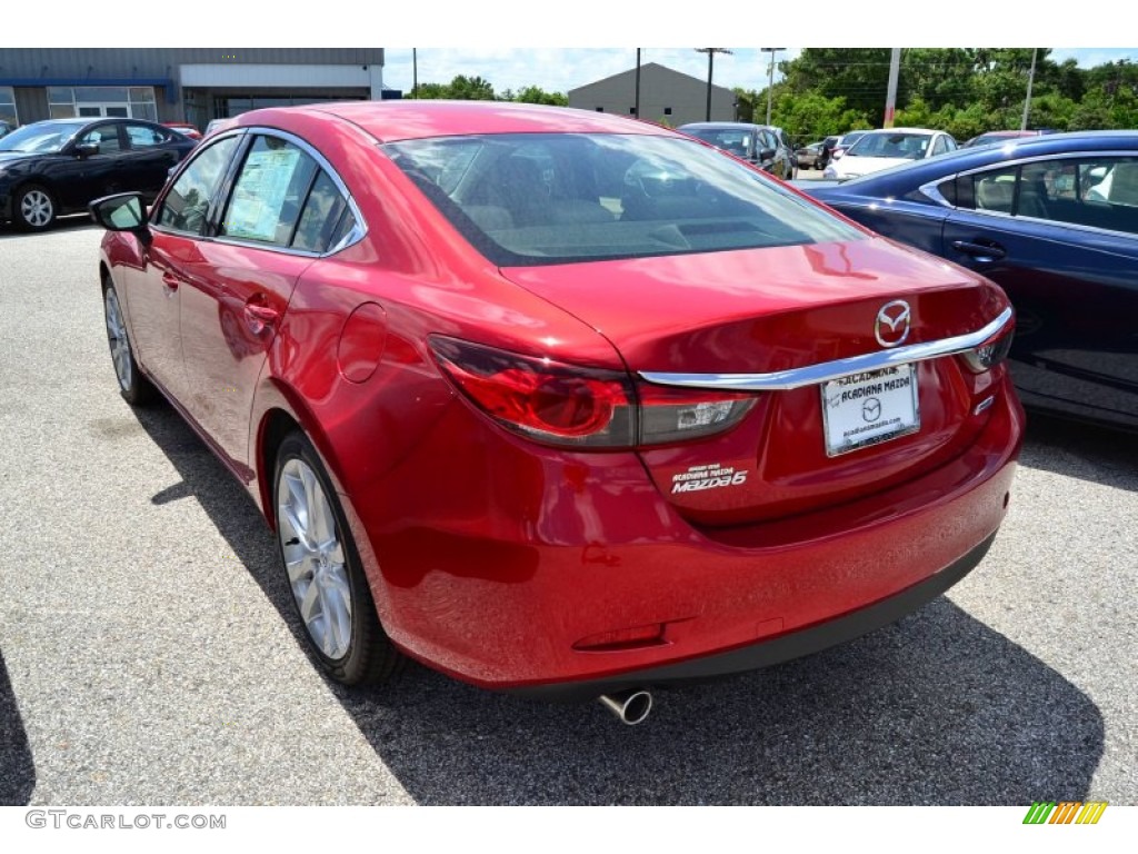 2015 Mazda6 Touring - Soul Red Metallic / Sand photo #2