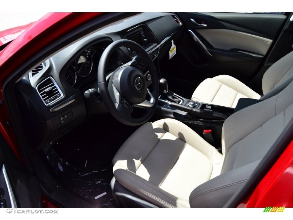 2015 Mazda6 Touring - Soul Red Metallic / Sand photo #5