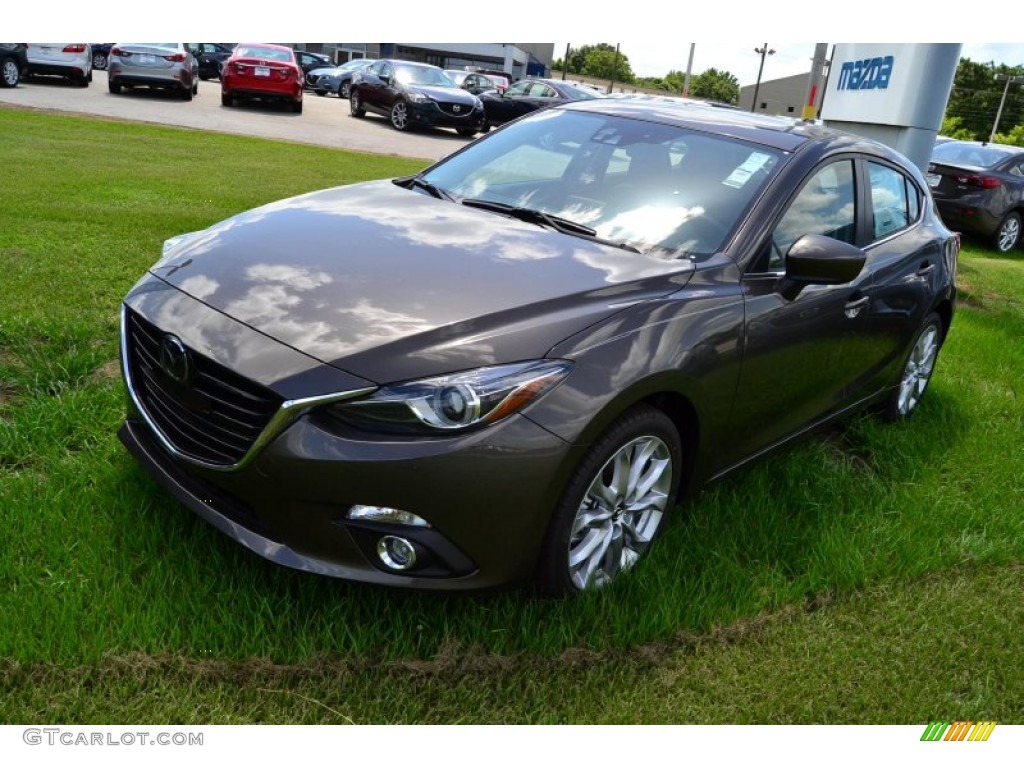 2014 MAZDA3 s Grand Touring 5 Door - Titanium Flash Mica / Black photo #1