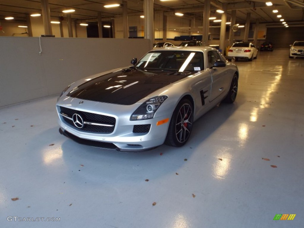 2015 SLS AMG GT Roadster Final Edition - Iridium Silver Metallic / designo Black Leather w/Silver Diamond Stitching photo #3