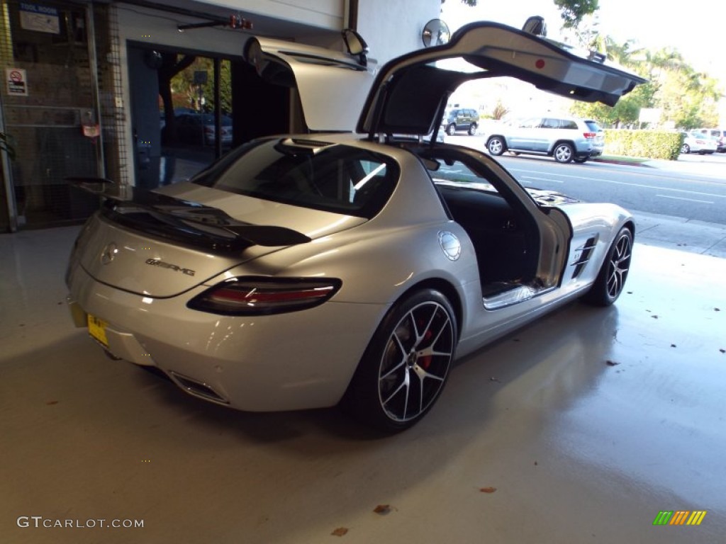 2015 SLS AMG GT Roadster Final Edition - Iridium Silver Metallic / designo Black Leather w/Silver Diamond Stitching photo #8