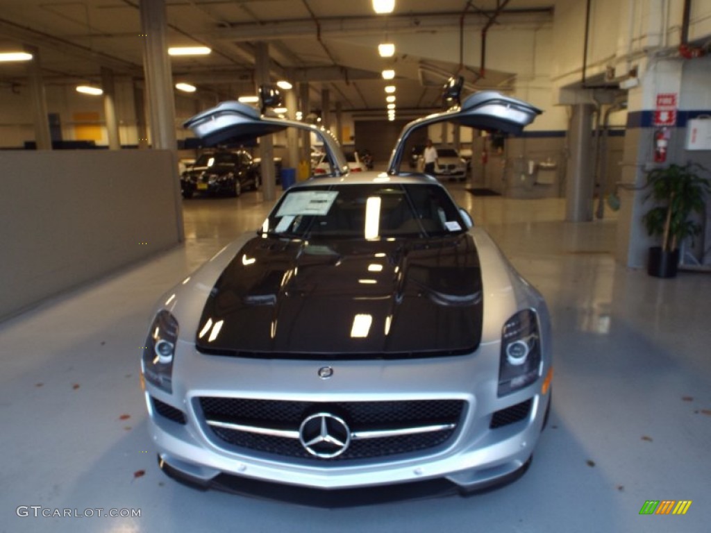 2015 SLS AMG GT Roadster Final Edition - Iridium Silver Metallic / designo Black Leather w/Silver Diamond Stitching photo #13