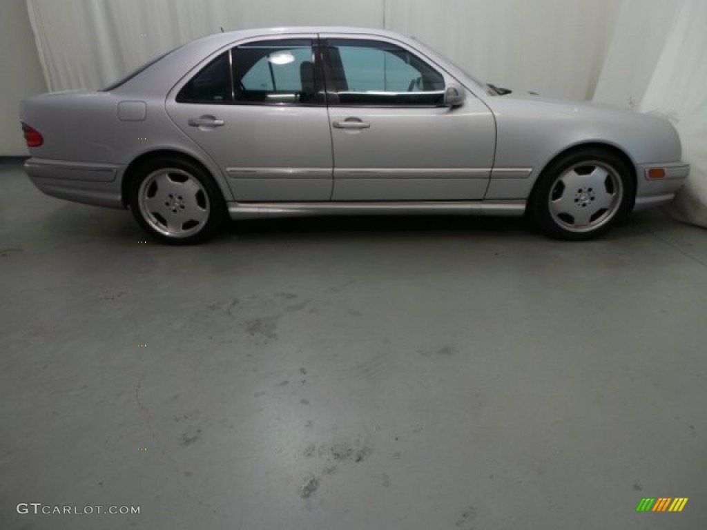 Brilliant Silver Metallic 2002 Mercedes-Benz E 55 AMG Sedan Exterior Photo #95017168