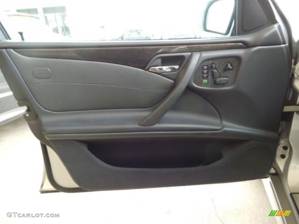 2002 Mercedes-Benz E 55 AMG Sedan Charcoal Door Panel Photo #95017279