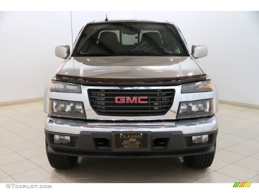 2009 Canyon SLE Crew Cab 4x4 - Silver Birch Metallic / Ebony photo #2