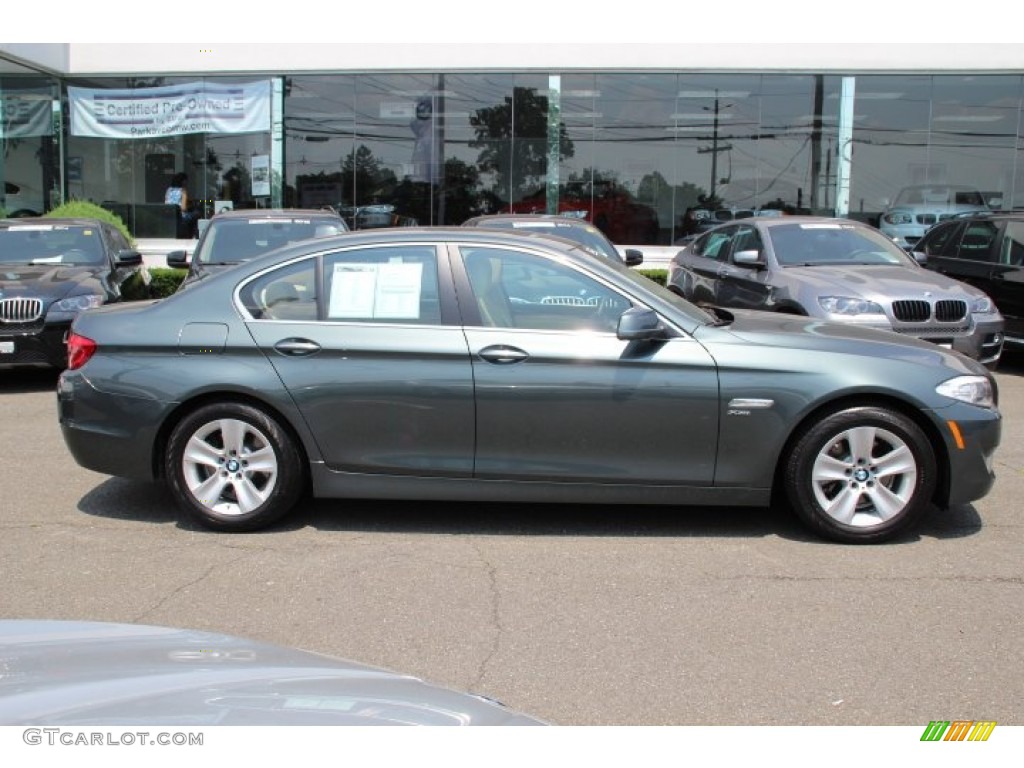 Tasman Green Metallic 2012 BMW 5 Series 528i xDrive Sedan Exterior Photo #95019865