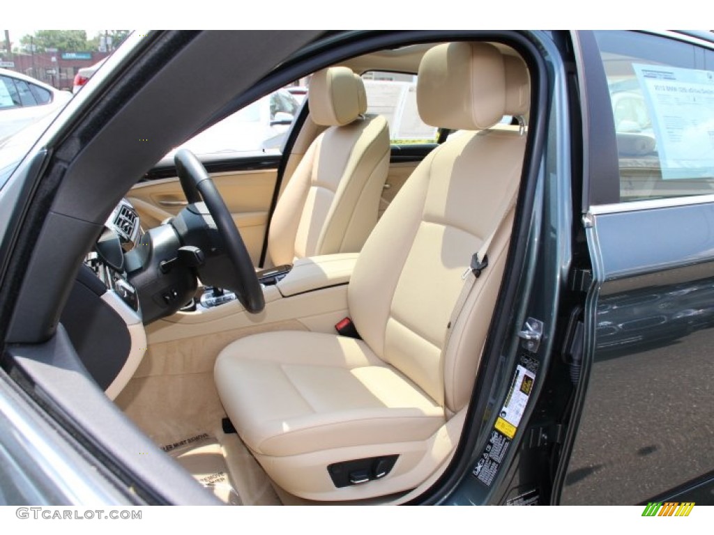 Venetian Beige Interior 2012 BMW 5 Series 528i xDrive Sedan Photo #95020073