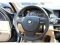 Venetian Beige Steering Wheel Photo for 2012 BMW 5 Series #95020168