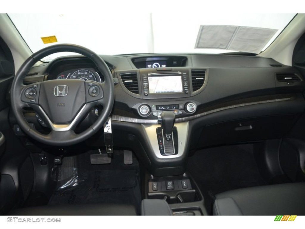 2013 CR-V EX-L - Kona Coffee Metallic / Black photo #25