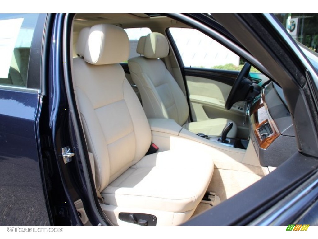 2008 5 Series 528i Sedan - Monaco Blue Metallic / Cream Beige Dakota Leather photo #27