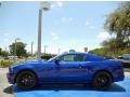 2014 Deep Impact Blue Ford Mustang V6 Premium Coupe  photo #2