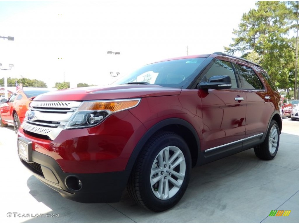 Ruby Red Ford Explorer