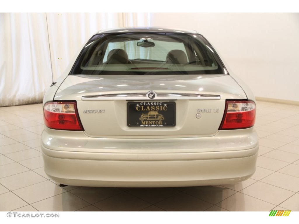 2004 Sable LS Premium Sedan - Gold Ash Metallic / Medium Parchment photo #13