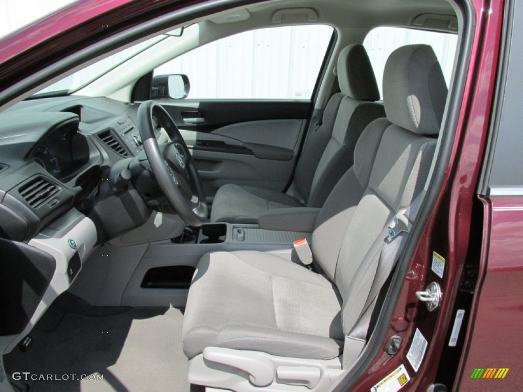 2012 CR-V LX - Basque Red Pearl II / Gray photo #12