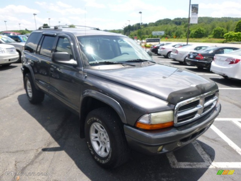 2002 Durango SLT 4x4 - Graphite Metallic / Dark Slate Gray photo #3
