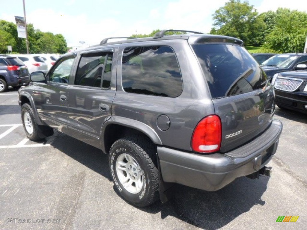2002 Durango SLT 4x4 - Graphite Metallic / Dark Slate Gray photo #7