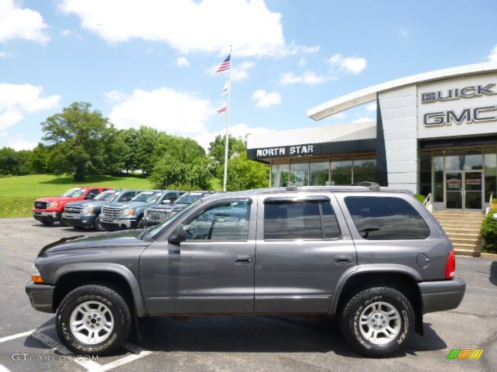 2002 Durango SLT 4x4 - Graphite Metallic / Dark Slate Gray photo #8