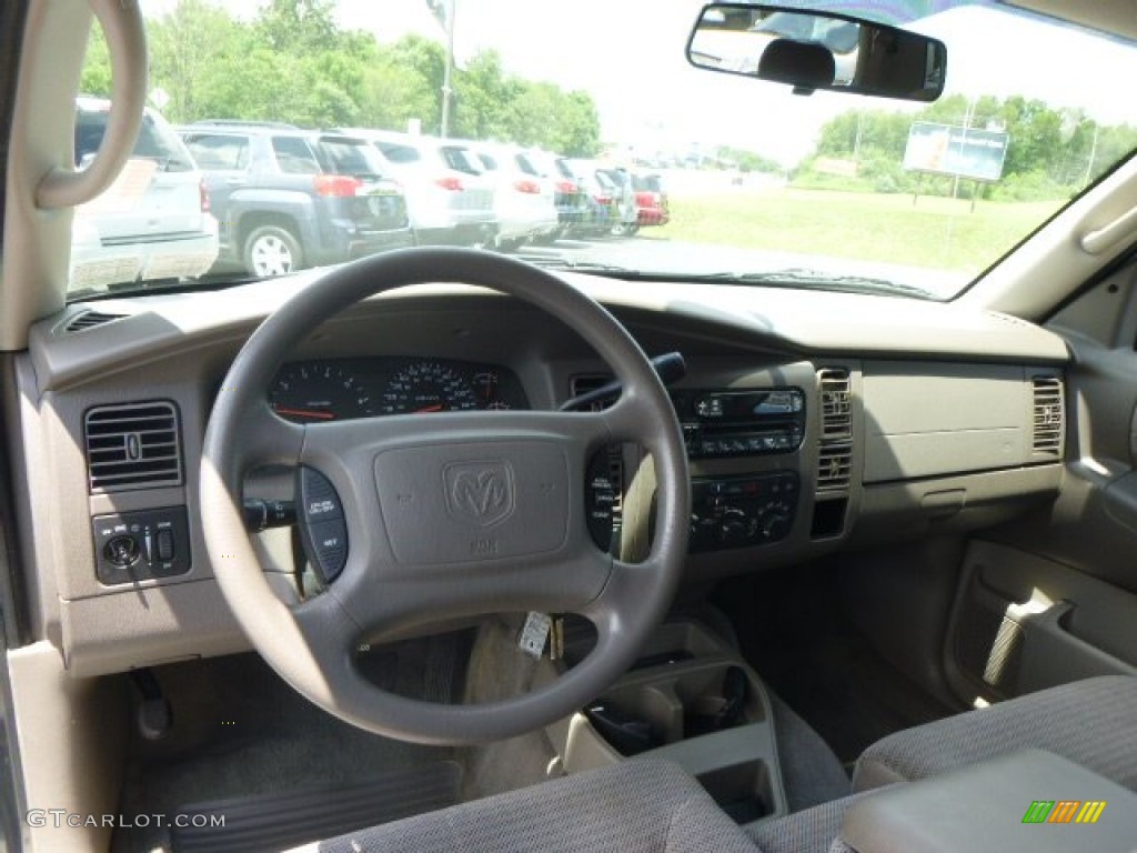 2002 Durango SLT 4x4 - Graphite Metallic / Dark Slate Gray photo #15