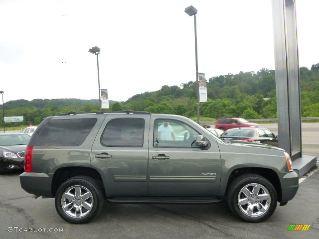 Gray Green Metallic 2011 GMC Yukon SLE 4x4 Exterior Photo #95025313