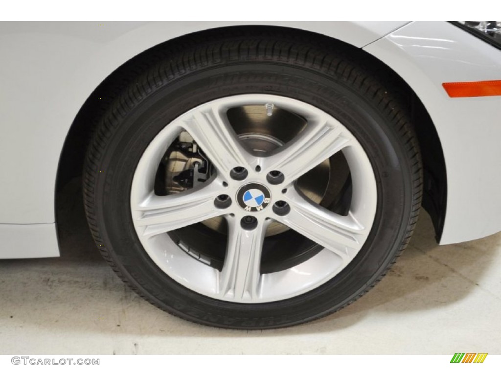 2014 3 Series 328i Sedan - Glacier Silver Metallic / Black photo #3