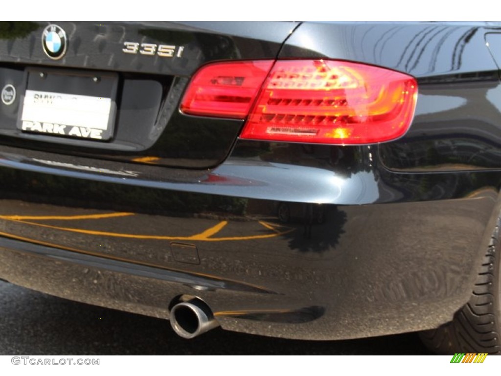 2011 3 Series 335i Coupe - Black Sapphire Metallic / Coral Red/Black Dakota Leather photo #22