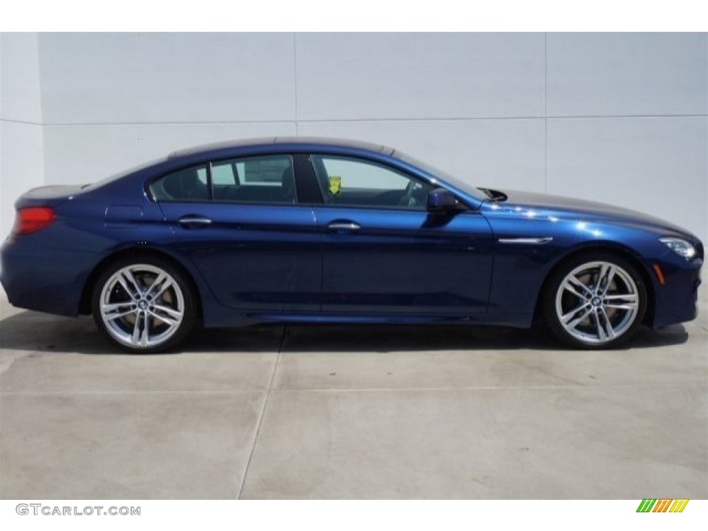 Deep Sea Blue Metallic 2015 BMW 6 Series 640i Gran Coupe Exterior Photo #95027832