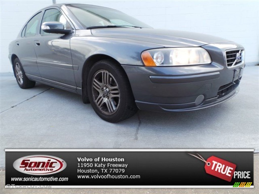 2007 S60 2.5T - Titanium Gray Metallic / Beige photo #1