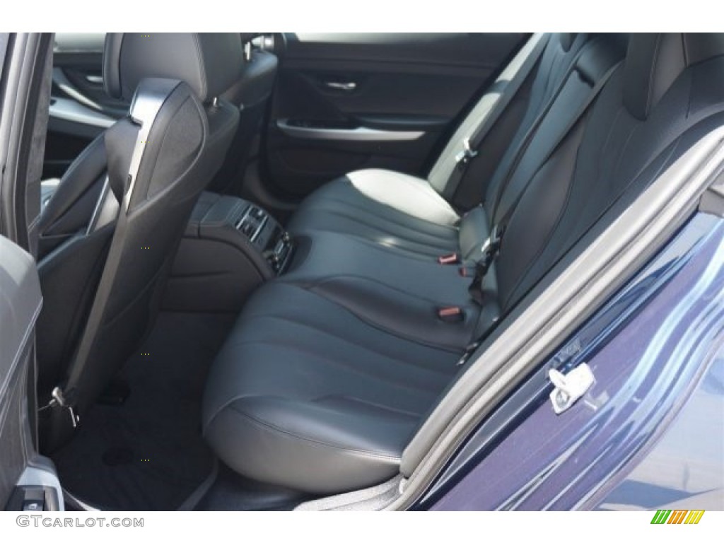 Black Interior 2015 BMW 6 Series 640i Gran Coupe Photo #95027896