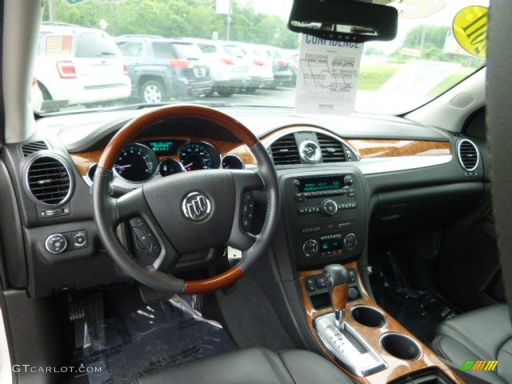 2011 Buick Enclave CXL AWD Ebony/Ebony Dashboard Photo #95028610