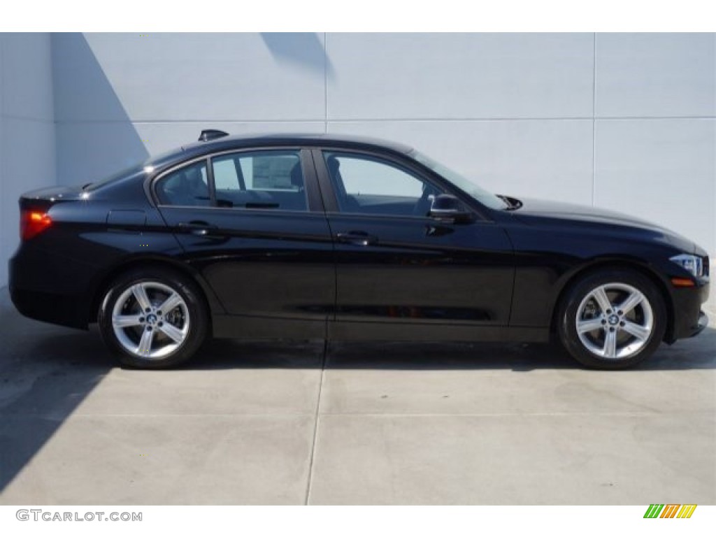 2014 3 Series 320i xDrive Sedan - Jet Black / Black photo #2