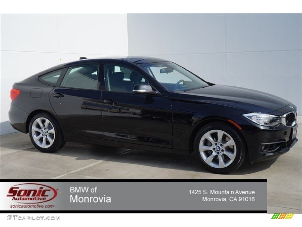 2014 3 Series 335i xDrive Gran Turismo - Jet Black / Black photo #1