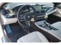Ivory White/Black 2014 BMW 5 Series 528i Sedan Interior Color