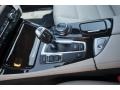 2014 BMW 5 Series Ivory White/Black Interior Transmission Photo