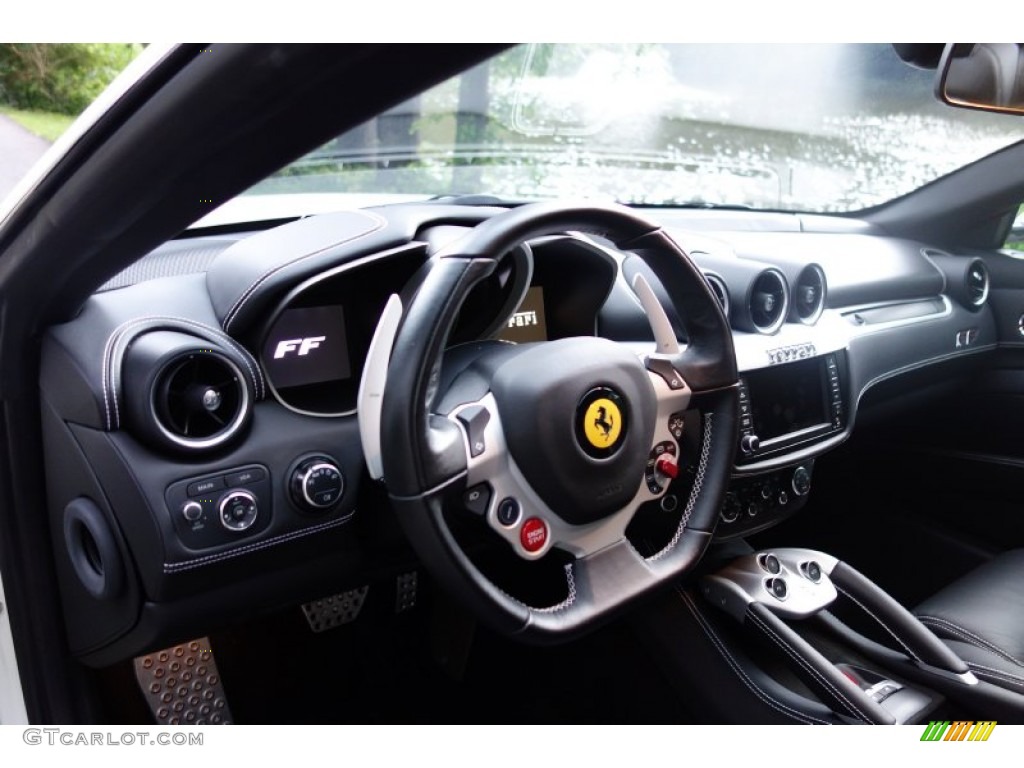2012 Ferrari FF Standard FF Model Nero Dashboard Photo #95030776