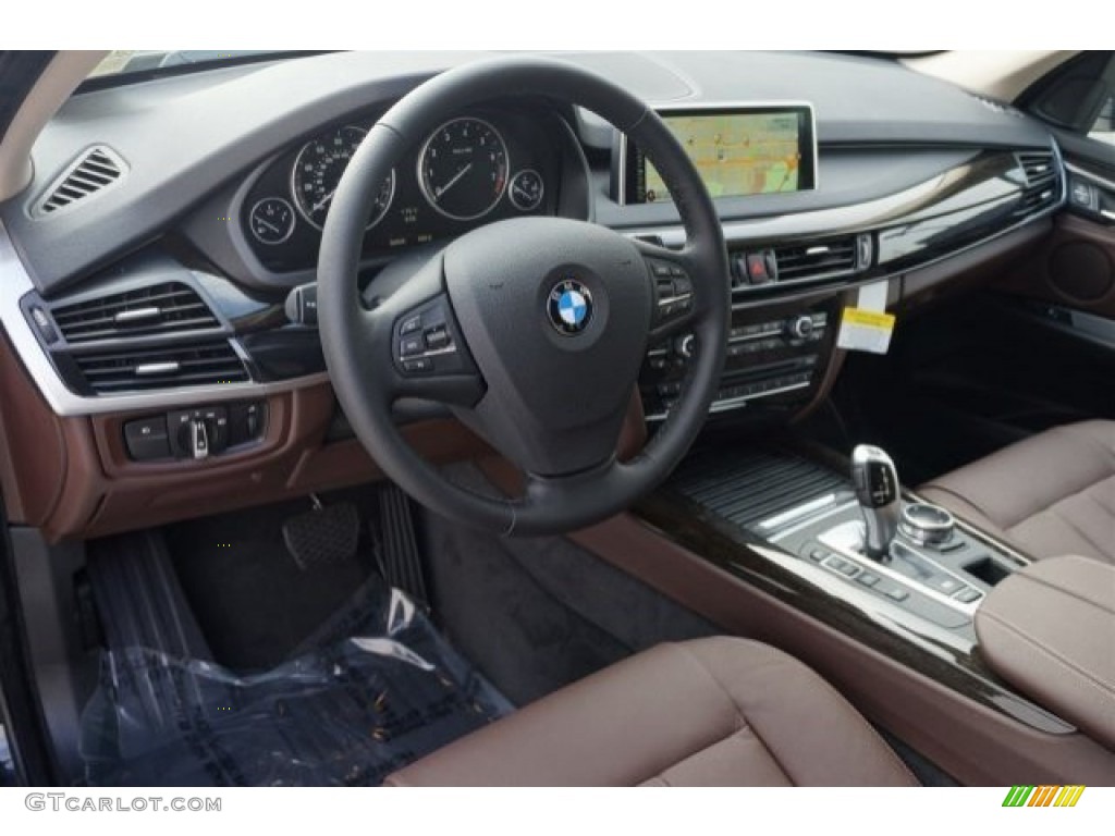 Mocha Interior 2014 BMW X5 xDrive35i Photo #95031286