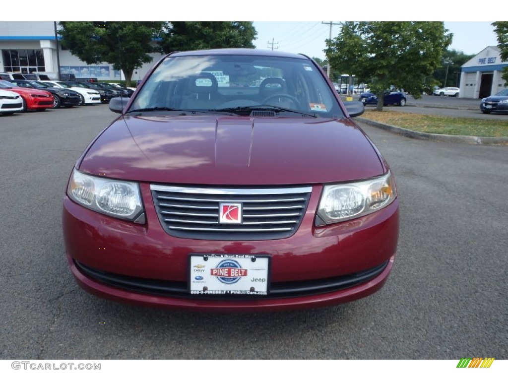 2006 ION 2 Sedan - Berry Red / Gray photo #2
