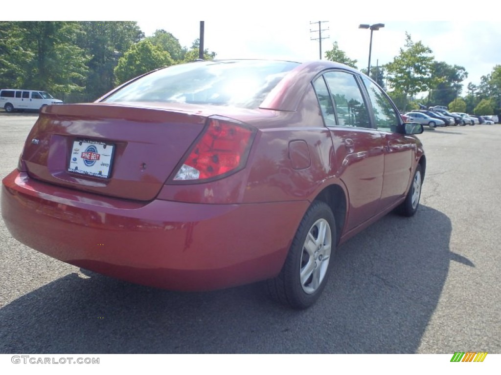 2006 ION 2 Sedan - Berry Red / Gray photo #5