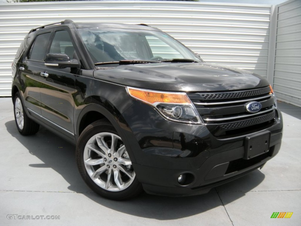 2014 Explorer Limited - Tuxedo Black / Charcoal Black photo #2