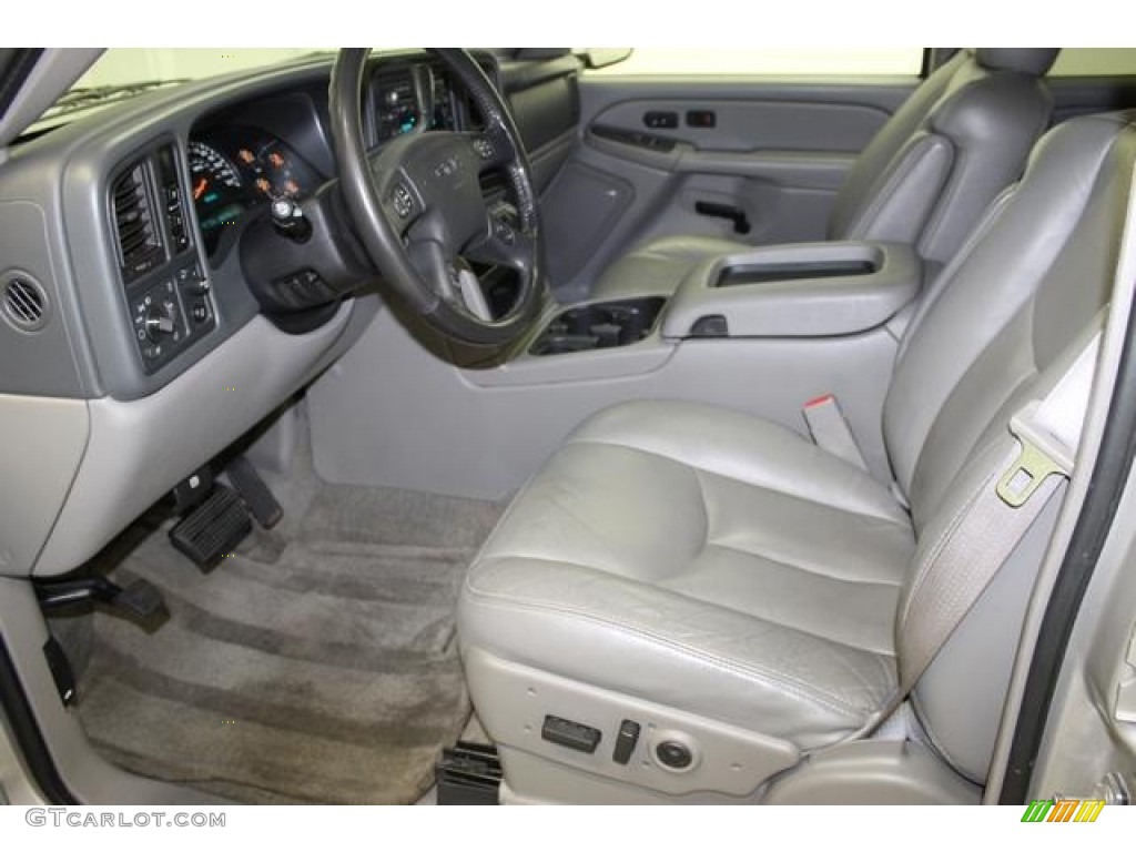 Pewter/Dark Pewter Interior 2005 GMC Yukon SLE 4x4 Photo #95038479