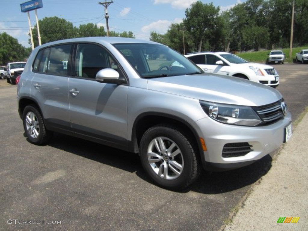 Reflex Silver Metallic 2012 Volkswagen Tiguan S 4Motion Exterior Photo #95039191